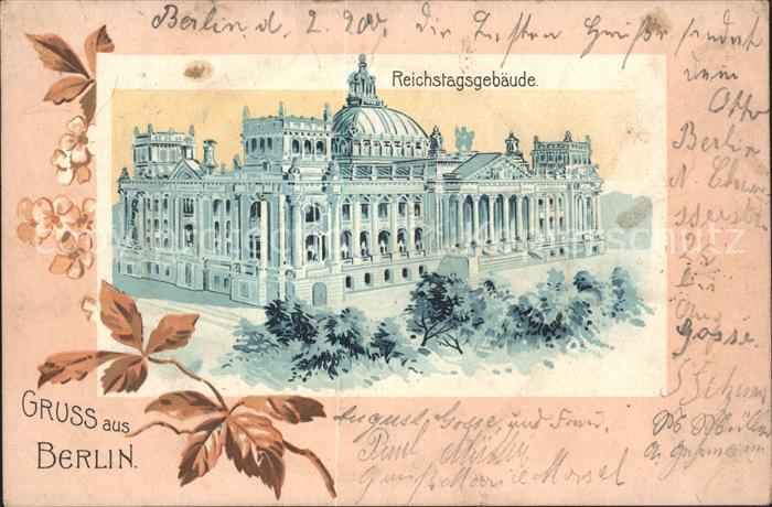 BERLIN  CITY Reichstagsgebaeude