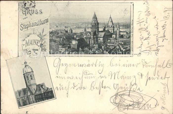 Mainz Rhein Stephansturm