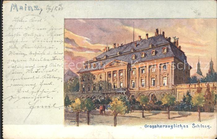 Mainz Rhein Grossherzogliches Schloss