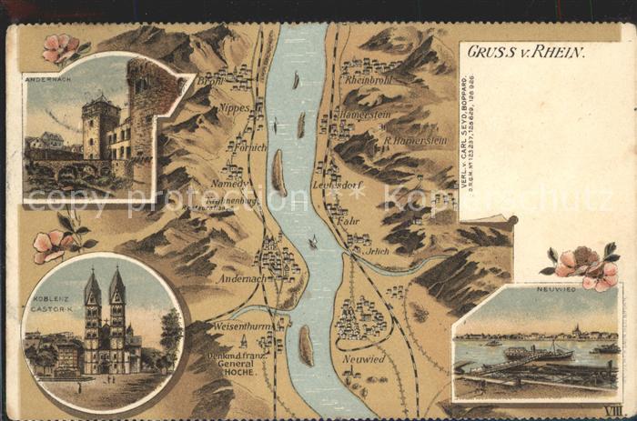 Andernach Rhein Rheinland-Pfalz Koblenz Castork Neuwied Namedy Leufesdorf Rhein