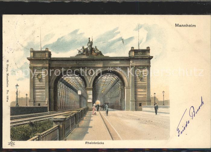 MANNHEIM BW Rheinbruecke