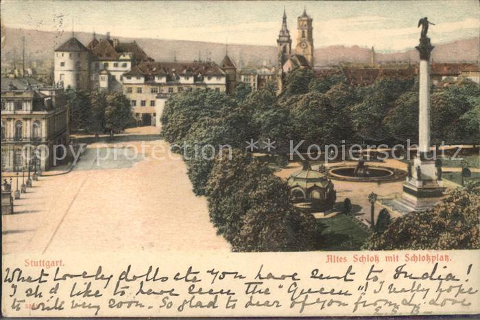 STUTTGART  CITY Altes Schloss Schlossplatz
