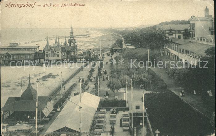 Heringsdorf Ostseebad Usedom Blick vom Strand Casino