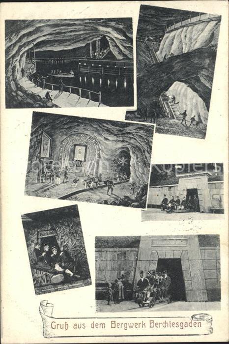 BERCHTESGADEN Bayern Bergwerk Berchtesgaden Stollen Bergwerks Ausfahrt