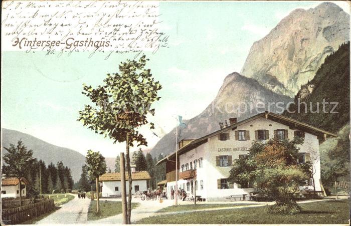BERCHTESGADEN Bayern Hintersee Gasthaus
