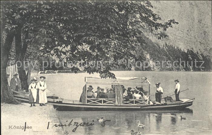 Koenigsee Berchtesgaden Ausflugsboot