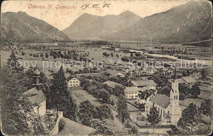 Oberau Loisach Totalansicht