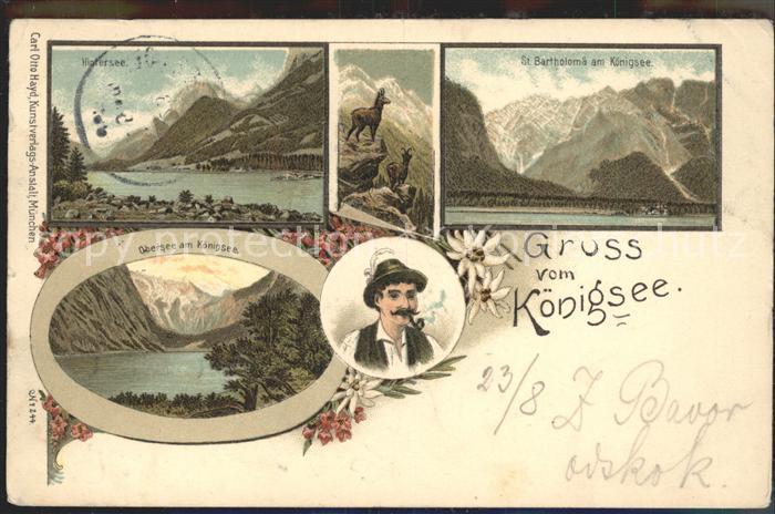 Koenigsee Berchtesgaden Hintersee St Bartholomae Obersee
