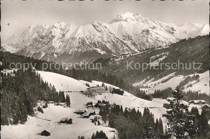 Riezlern Kleinwalsertal Vorarlberg Kuranstalt Dr Backer Hochgebirgsklinik