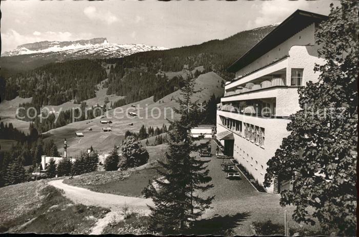 Riezlern Kleinwalsertal Vorarlberg Kuranstalt Dr Backer Hochgebirgsklinik