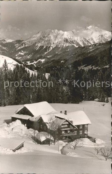 Schwende Riezlern Kleinwalsertal Cafe Pension Bergblick