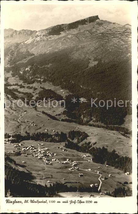 Riezlern Kleinwalsertal Vorarlberg mit Gross Ifen