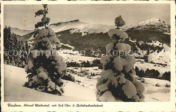 Riezlern Kleinwalsertal Vorarlberg mit Gross Ifen und Gottesackerplateau