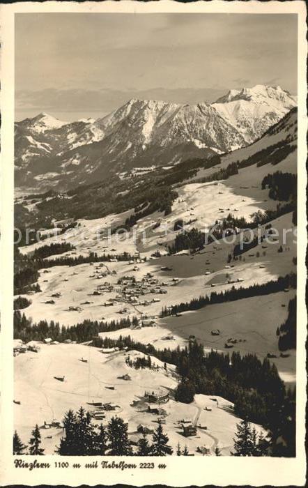 Riezlern Kleinwalsertal Vorarlberg mit Nebelhorn