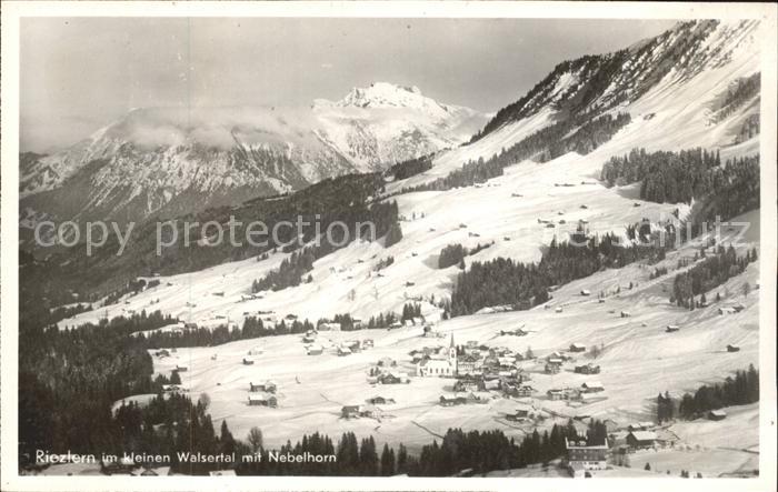 Riezlern Kleinwalsertal Vorarlberg mit Nebelhorn