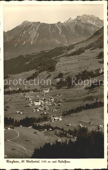 Riezlern Kleinwalsertal Vorarlberg mit Nebelhorn