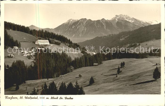 Riezlern Kleinwalsertal Vorarlberg Kurklinik Dr Backer