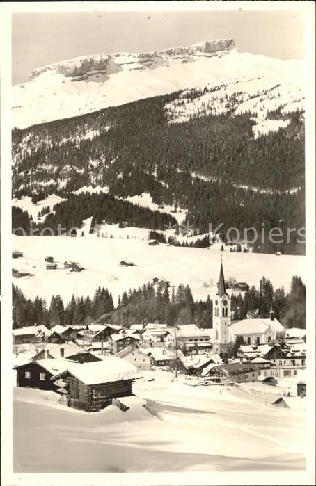 Riezlern Kleinwalsertal Vorarlberg mit Hoch Ifen