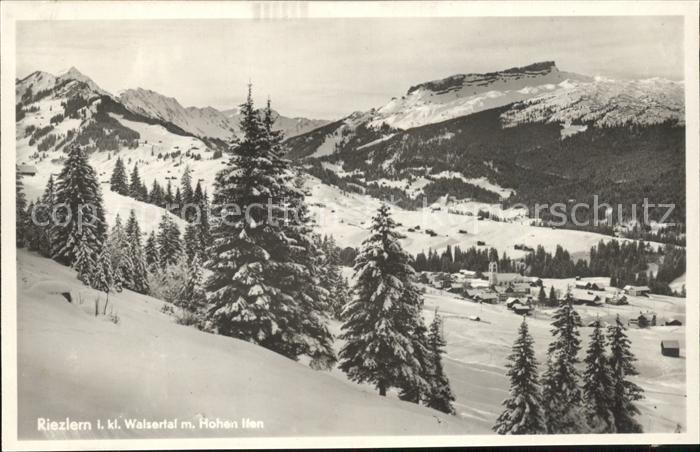 Riezlern Kleinwalsertal Vorarlberg mit Hoch Ifen