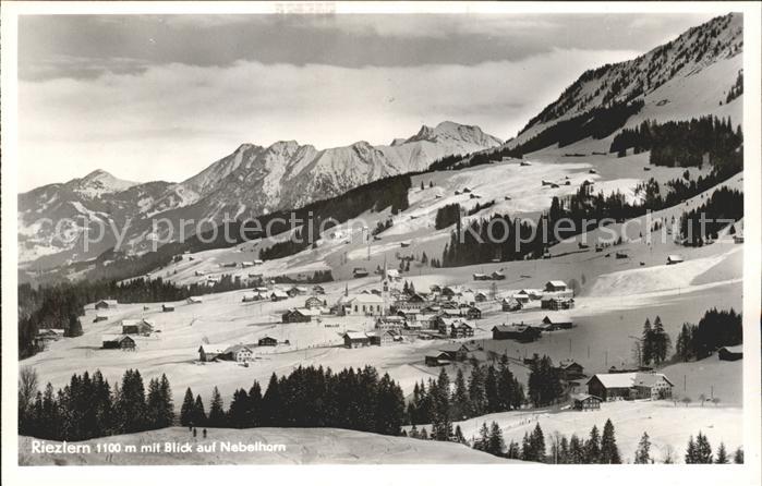 Riezlern Kleinwalsertal Vorarlberg mit Nebelhorn