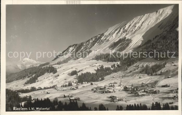 Riezlern Kleinwalsertal Vorarlberg Totalansicht