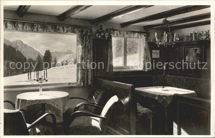 Riezlern Kleinwalsertal Vorarlberg Haus Vogtland Gaststube