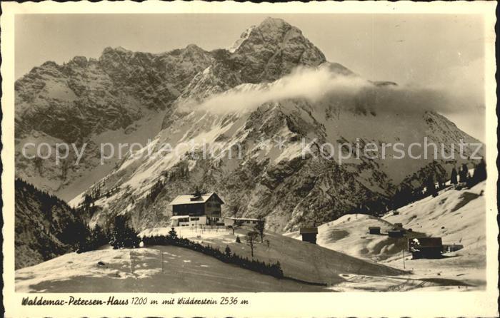 Hirschegg Kleinwalsertal Vorarlberg Waldemar Petersen Haus