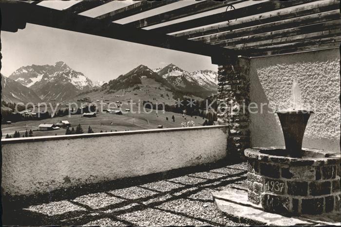 Riezlern Kleinwalsertal Vorarlberg Kuranstalt Dr Backer Trinkbrunnen