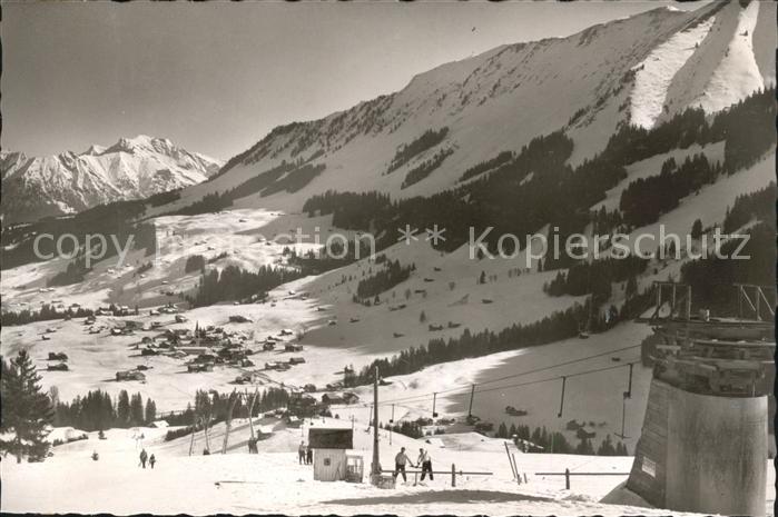 Riezlern Kleinwalsertal Vorarlberg Parsenn Skilift Bergstation