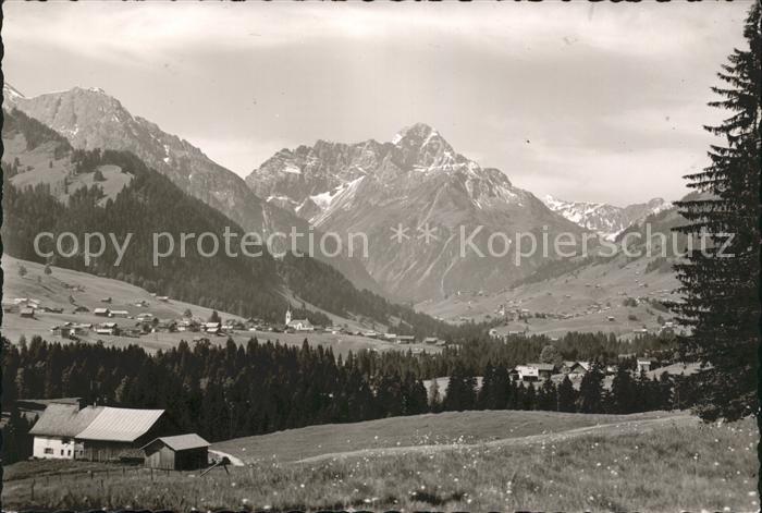 Mittelberg Kleinwalsertal Panorama