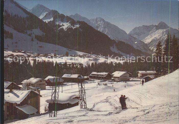 Schwende Riezlern Kleinwalsertal Ortsansicht Skilift