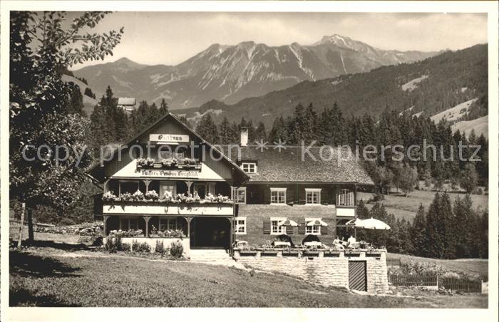 Schwende Riezlern Kleinwalsertal Gasthaus Cafe Bergblick Schnippenkopf E