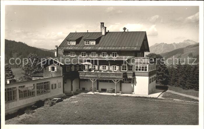 Hirschegg Kleinwalsertal Vorarlberg Waldemar-Petersen-Haus Rubihorn Nebelho