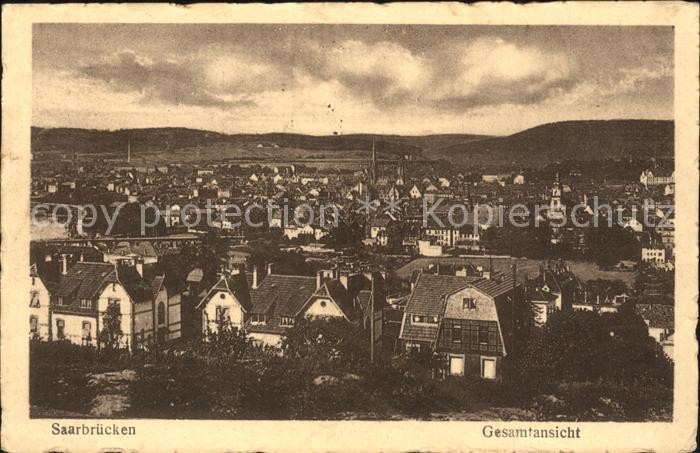 SAARBRueCKEN Saarland Ortsansicht