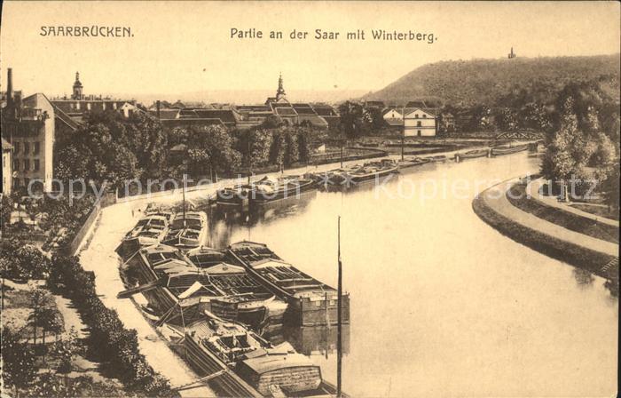 SAARBRueCKEN Saarland Partie an der Saar Winterberg