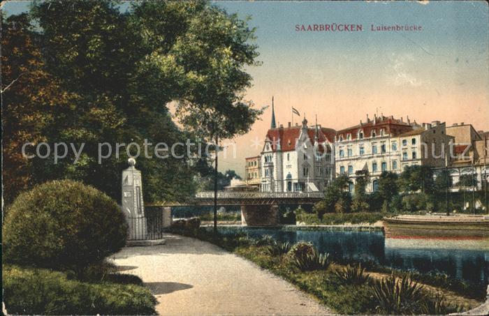 SAARBRueCKEN Saarland Luisenbruecke