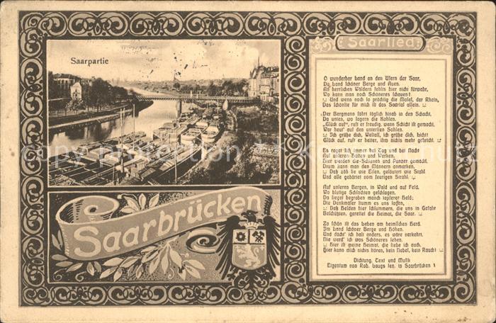 SAARBRueCKEN Saarland Saarpartie Saarlied Boote