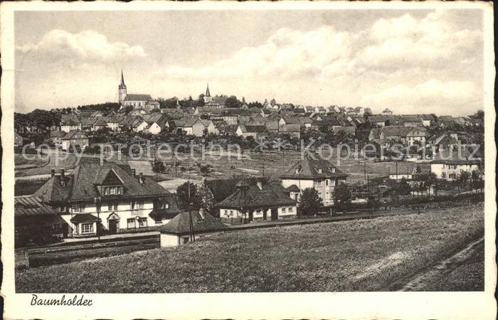 Baumholder Nahe Ortsansicht Bahnhof