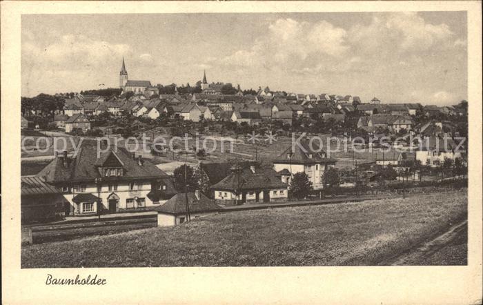Baumholder Nahe Ortsansicht Bahnhof  NZ4