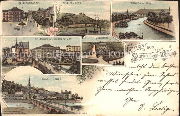 St Johann Saarbruecken Spichernberg Ehrental Neuen Bruecke Reichsstrasse