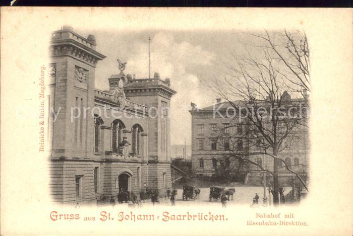 St Johann Saarbruecken Bahnhof Eisenbahn-Direktion