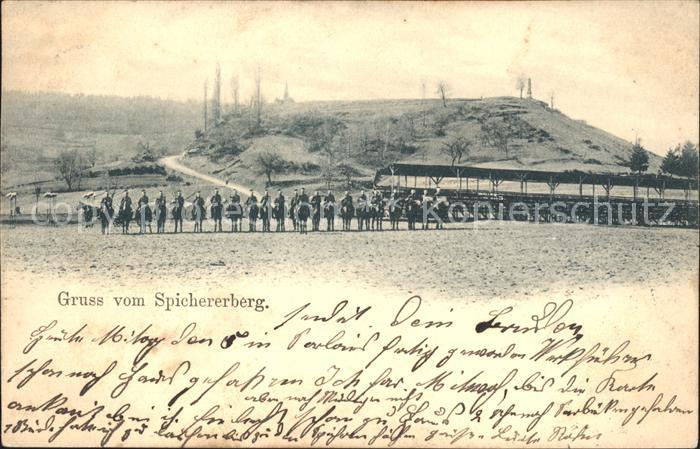 SAARBRueCKEN Saarland Spichererberg Soldaten Pferde