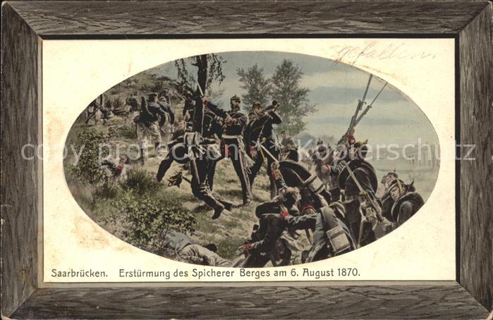SAARBRueCKEN Saarland Erstuermung Spicherer Berges