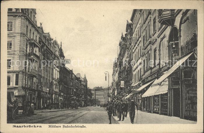 SAARBRueCKEN Saarland Mittlere Bahnhofstrasse