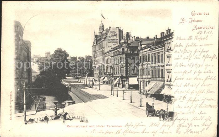 St Johann Saarbruecken Reichsstrasse Hotel Terminus