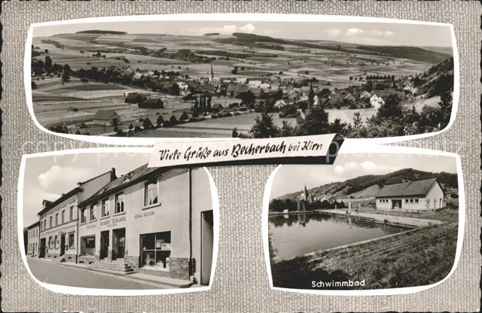 Becherbach Kirn Gasthaus Eisenhandlung Schlarb Schwimmbad