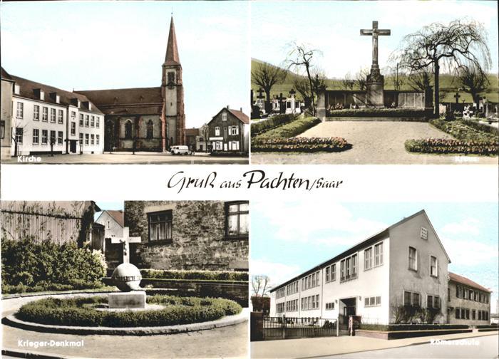 Merzig Pachten Kriegerdenkmal Roemerschule Kirche