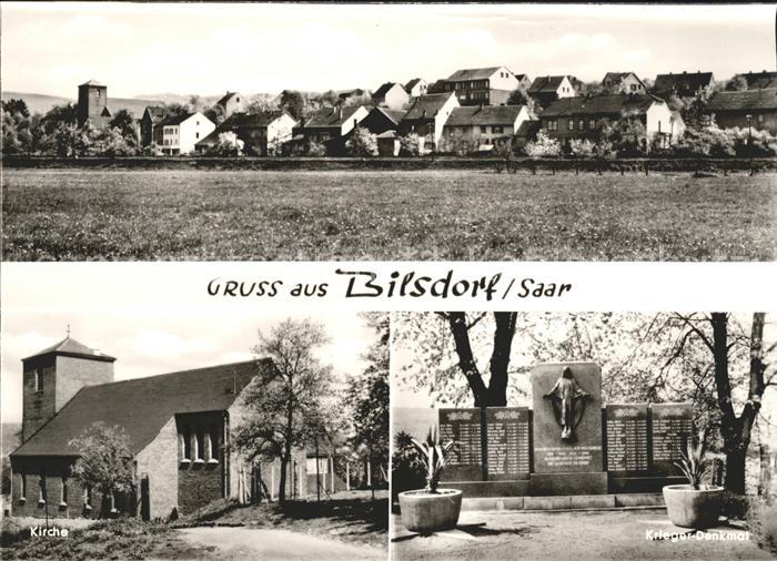 Nalbach Bilsdorf Kirche Kreiger-Denkmal