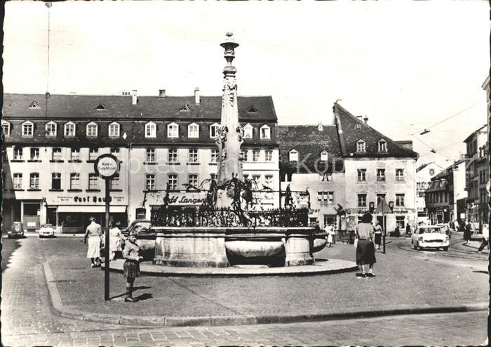 SAARBRueCKEN Saarland St. Johanner Markt Brunnen