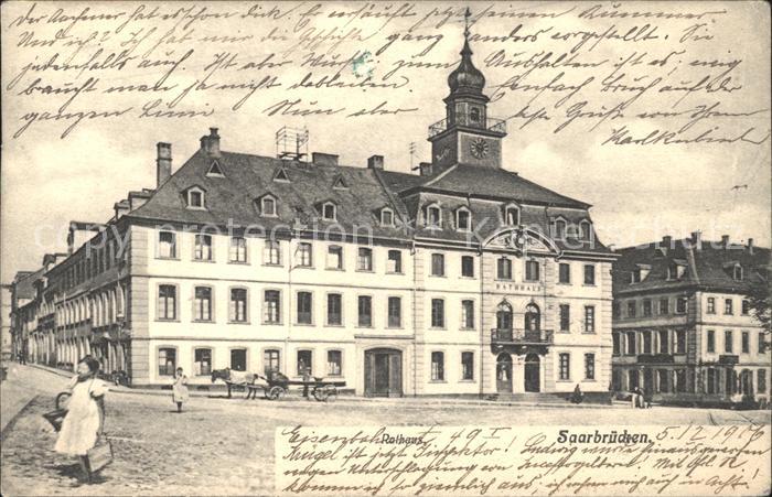 SAARBRueCKEN Saarland Rathaus